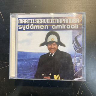 Martti Servo & Napander - Sydämen amiraali CD (VG+/M-) -pop rock/iskelmä-